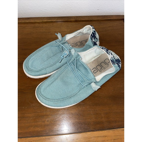 Hey Dude Women's Wendy Stretch Fleece Sea Blue Size‎ 7 - Picture 5 of 10